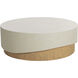 Patras 48 X 16.5 inch Cream / Light Brown Outdoor Coffee Table